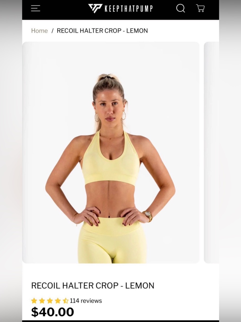 KTP Matching Set - Lemon